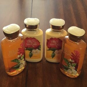 Bath and Body Works White Tea and Ginger sets